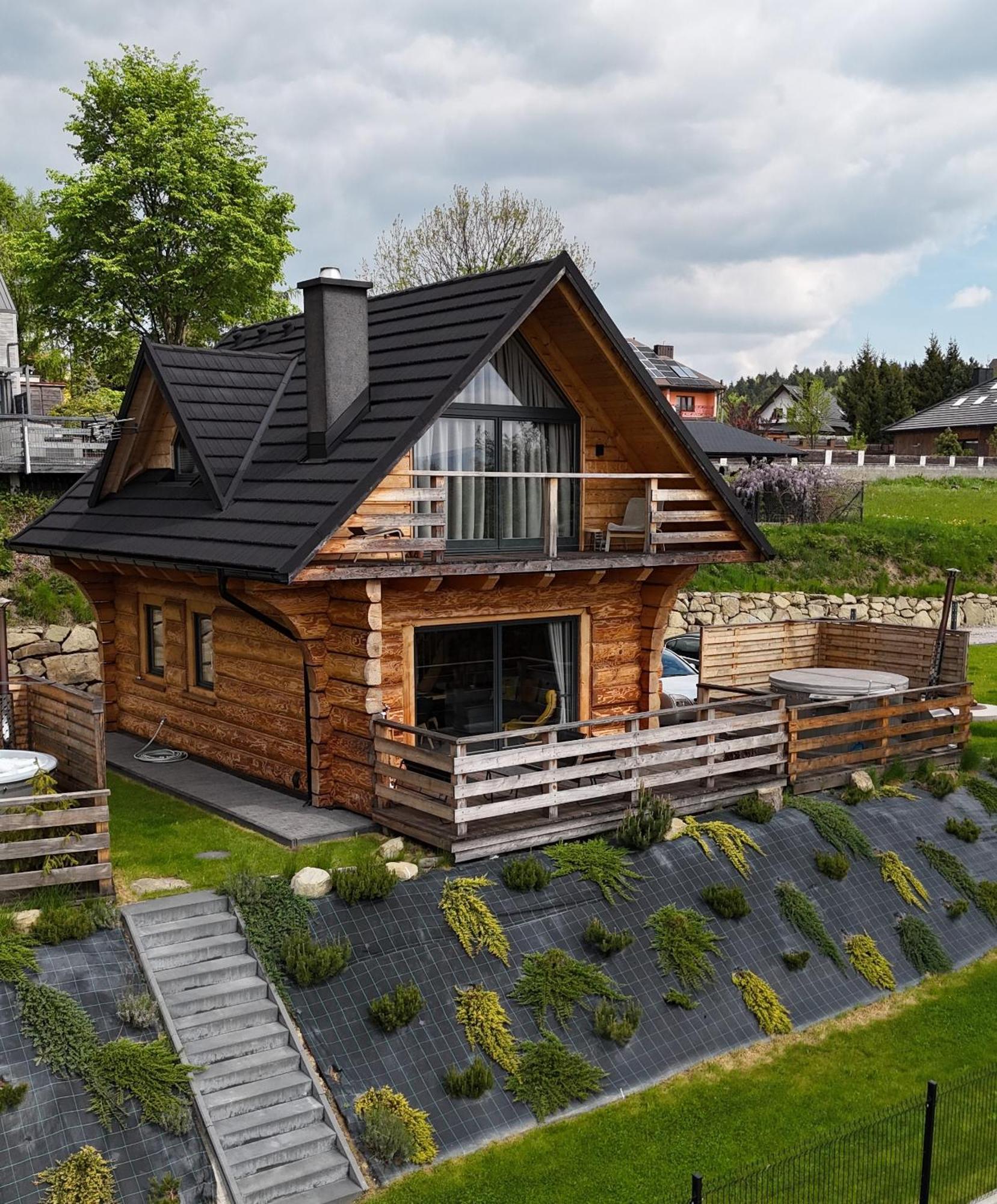 Domek Drewniany W Gorach Jacuzzi & Balia - Osada Chelm Stroza  Exterior photo